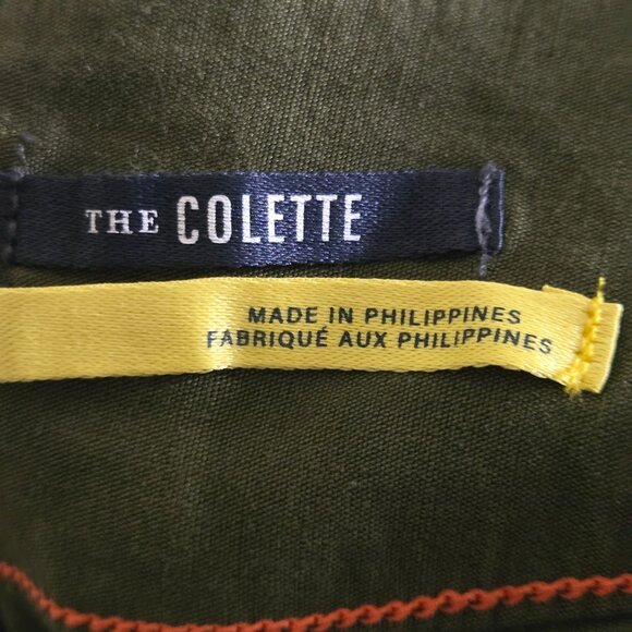 Anthropologie Maeve The Colette Magic Fabric Cropped Wide Leg Pant Fern Size 31 - Picture 9 of 11